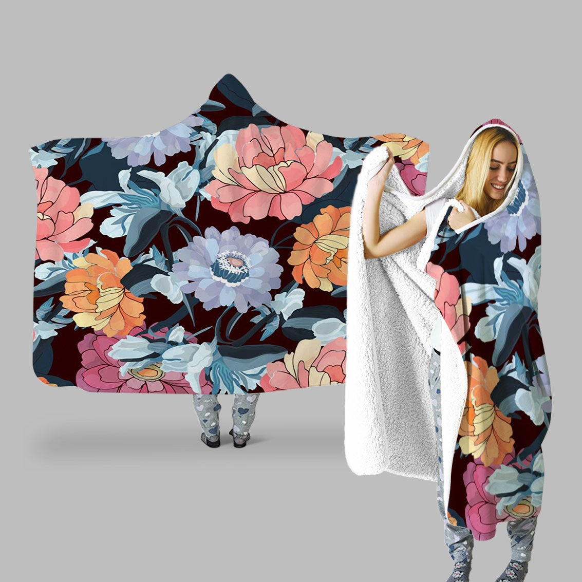 Decors Market Images for Products Hooded Throw Blanket